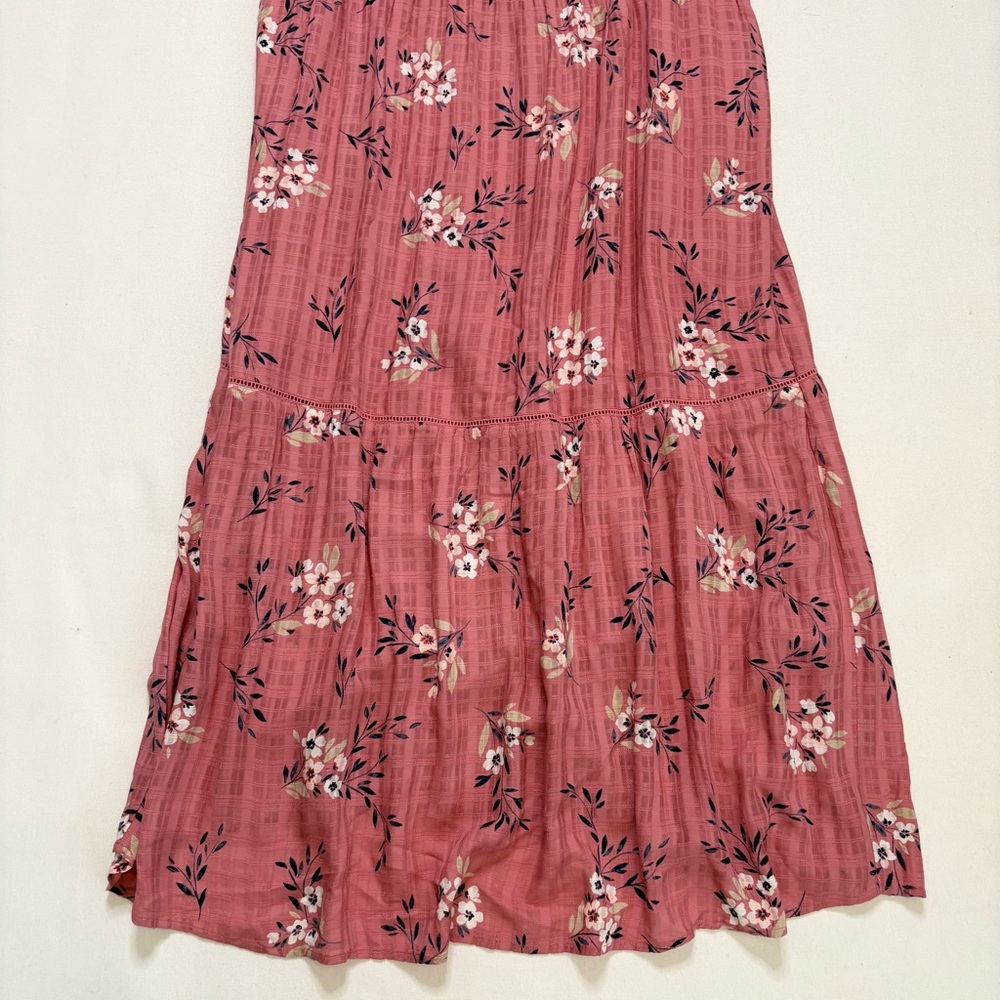 J.Jill floral sleeveless tiered maxi dress sz medium new - Picture 7 of 14